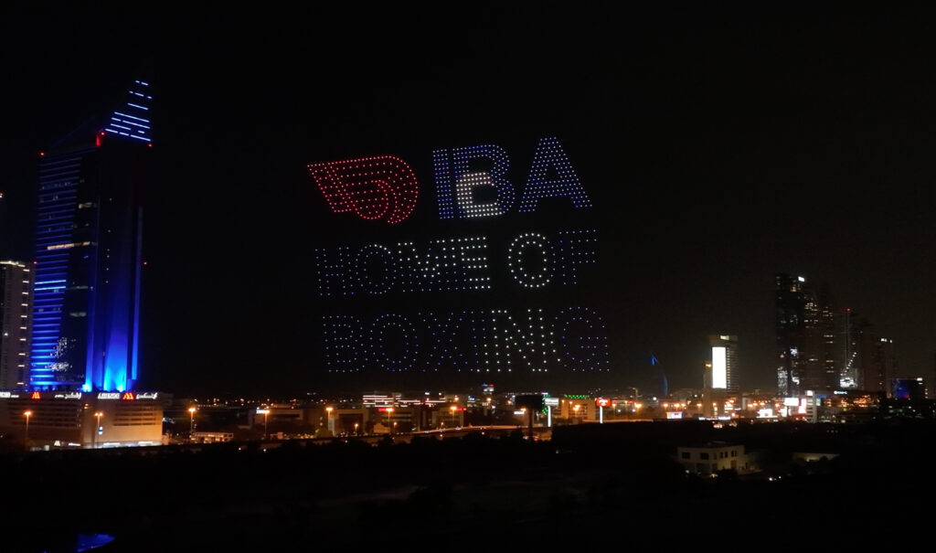 IBA 2025 Dünya Boks Şampiyonası’nda drone gösterileri, Dubai