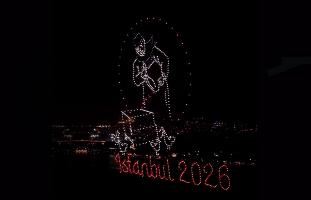 Big Dutchman için Boğaz’da drone gösterisi, İstanbul, 2026