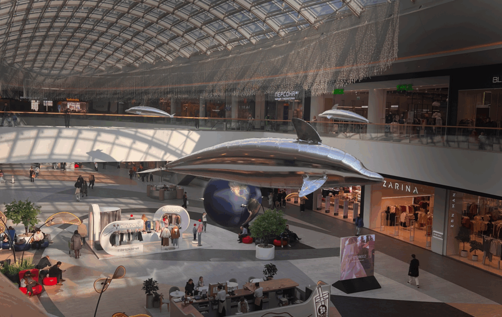 Alışveriş merkezinde yunus zeplinleri, 2025
