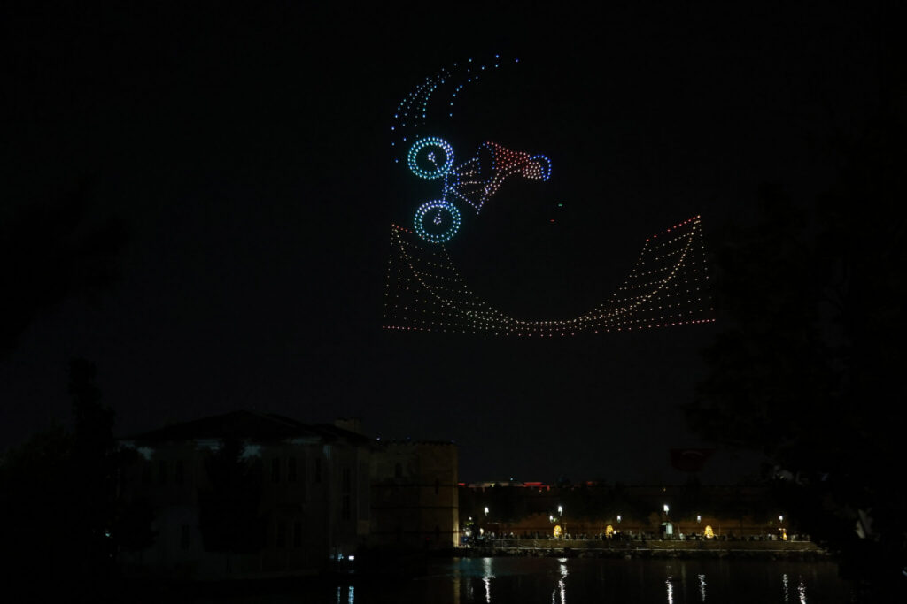 Konya Bisiklet Festivali’nde drone gösterisi, 2026